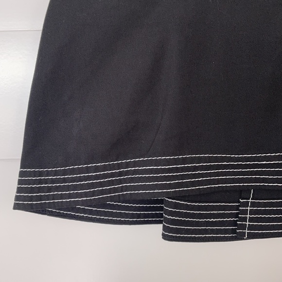 BCBGMaxAzria Faux Leather Peplum Top - Picture 2 of 5